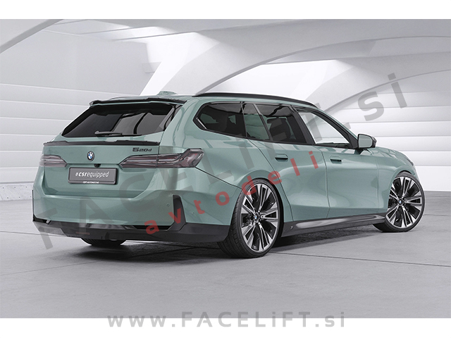 Spojler za prtljažnik črni mat za barvanje BMW 5 Karavan G61 23-