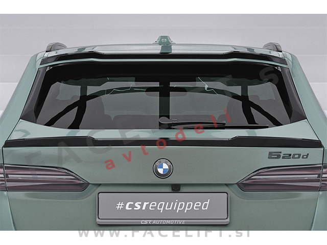 Spojler za prtljažnik črni mat za barvanje BMW 5 Karavan G61 23-