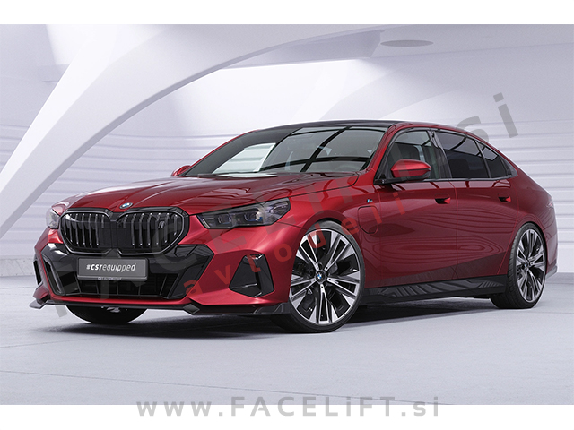 Podaljšek sprednjega odbijača črni mat za barvanje BMW 5 G60 G61 M-Pack 23-