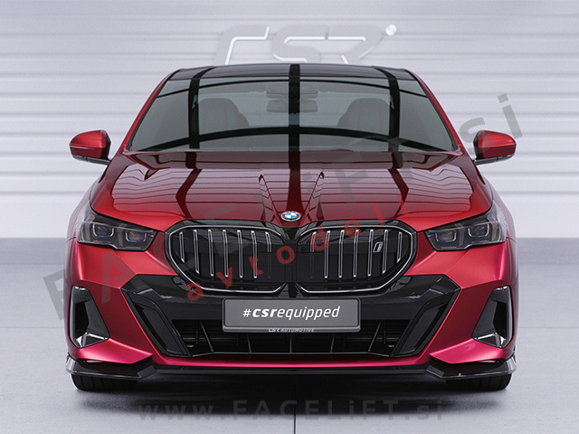 Podaljšek sprednjega odbijača črni mat za barvanje BMW 5 G60 G61 M-Pack 23-