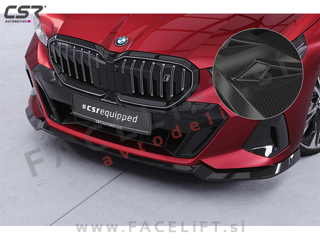 Podaljšek sprednjega odbijača karbon sijaj BMW 5 G60 G61 M-Pack 23-