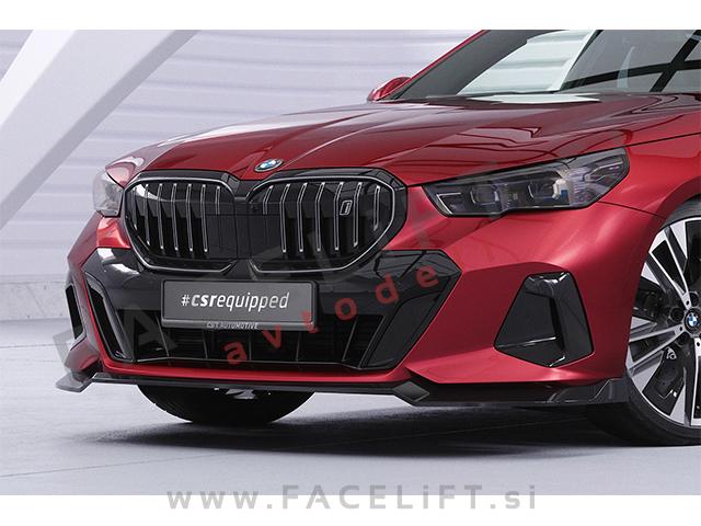 Podaljšek sprednjega odbijača karbon sijaj BMW 5 G60 G61 M-Pack 23-