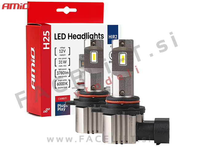 LED kit Series H25 CANBUS HIR2 9012 31W 12V