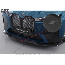 Podaljšek sprednjega odbijača črni mat strukturni BMW iX M-Pack M60 21-