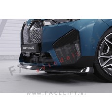 Podaljšek sprednjega odbijača črni mat strukturni BMW iX M-Pack M60 21-