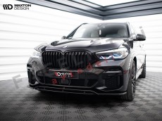Podaljšek sprednjega odbijača črni sijaj BMW X5 G05 M-Pack 18-23