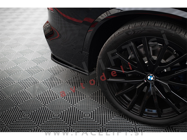 Podaljšek zadnjega odbijača črni sijaj BMW X5 G05 M-Pack 18-23