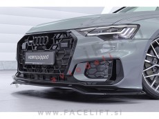 Podaljšek sprednjega odbijača črni sijaj Audi A6 S6 S line C8 4K 18-
