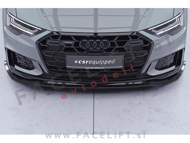 Podaljšek sprednjega odbijača karbon mat Audi A6 S6 S line C8 4K 18-