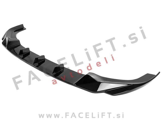 Podaljšek sprednjega odbijača črni sijaj BMW 5 G60 G61 M-Pack 23-