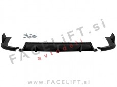 Difuzor zadnjega odbijača črni sijaj BMW X5 G05 M-Pack 18-23