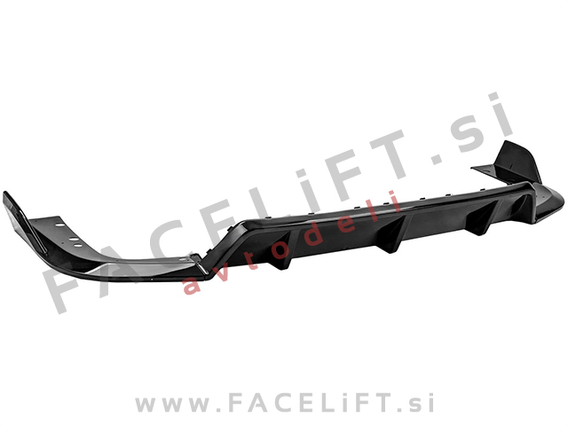 Difuzor zadnjega odbijača črni sijaj BMW X5 G05 M-Pack 18-23