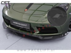 Podaljšek sprednjega odbijača črni mat strukturni Porsche 711 982 Boxster Cayman 16-