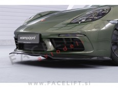 Podaljšek sprednjega odbijača karbon mat Porsche 711 982 Boxster Cayman 16-