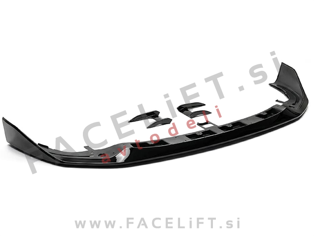 Podaljšek sprednjega odbijača črni sijaj M-Performance izgled BMW 1 F40 F41 M-Pack 19-24