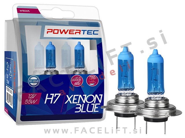 Halogenske žarnice M-Tech Xenon Blue H7 55W 12V