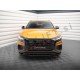 Podaljšek sprednjega odbijača V.1 črni sijaj Audi Q8 S line, SQ8 18-23
