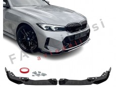 Podaljšek sprednjega odbijača črni sijaj M-Performance izgled BMW 3 G20 G21 LCI M-Pack 22-26