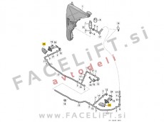 Pokrov sistema za pranje žarometov SRA levi Audi A6 4G C7 11-14