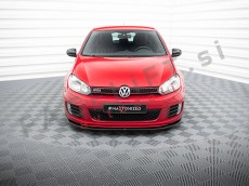 Podaljšek sprednjega odbijača V.2 črni sijaj VW Golf 6 GTI 08-12