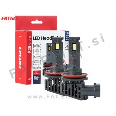 LED kit H8 H9 H11 H16 Serie F25 SILVER FULL CANBUS 62W 12V 24V