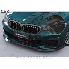 Podaljšek sprednjega odbijača karbon sijaj BMW 5 G30 G31 LCI M-Pack 20-23