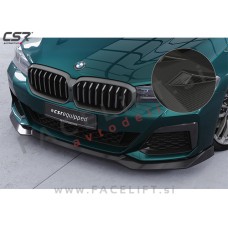 Podaljšek sprednjega odbijača karbon mat BMW 5 G30 G31 LCI M-Pack 20-23