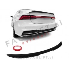 Spojler za prtljažnik črni sijaj Audi A7 C8 19-25