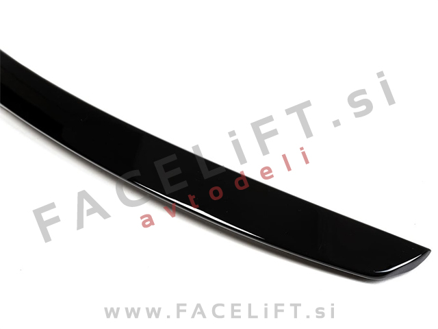 Spojler za prtljažnik črni sijaj Audi A6 Limuzina 4G C7 10-18