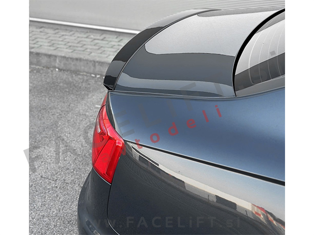 Spojler za prtljažnik črni sijaj Audi A6 Limuzina 4G C7 10-18