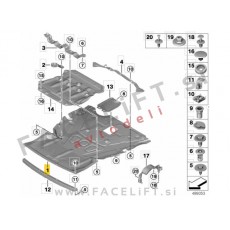 Zaščita motorja BMW 2 F22 F23 14-21