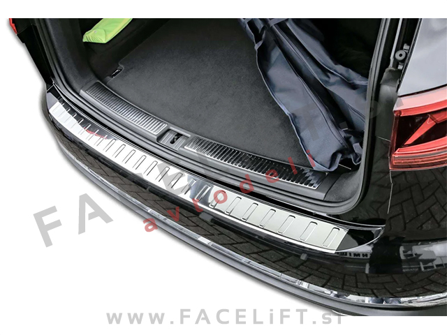 Zaščita zadnjega odbijača kromirana VW Touareg 18-