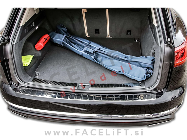 Zaščita zadnjega odbijača kromirana VW Touareg 18-