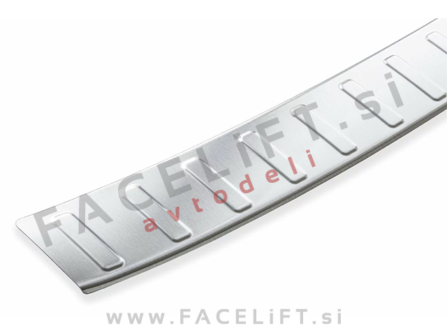 Zaščita zadnjega odbijača srebrna mat VW Touareg 18-