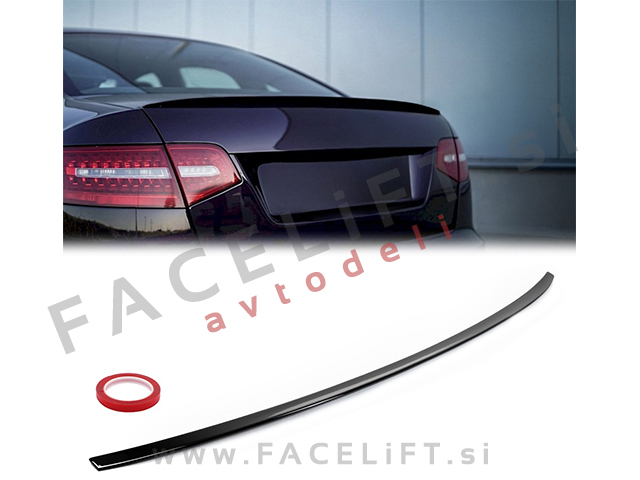 Spojler za prtljažnik črni sijaj Audi A6 Limuzina 4F C6 04-11