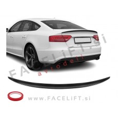 Spojler za prtljažnik črni sijaj Audi A5 Sportback B8 8T 07-16