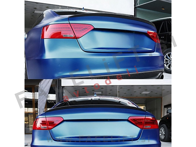 Spojler za prtljažnik črni sijaj Audi A5 Sportback B8 8T 07-16