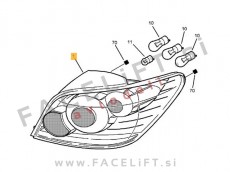 Zadnja luč leva Peugeot 307 05-07