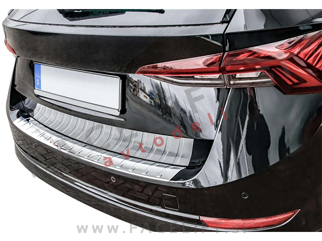 Zaščita zadnjega odbijača kromirana Škoda Octavia Karavan 20-24
