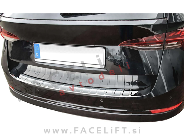 Zaščita zadnjega odbijača kromirana Škoda Octavia Karavan 20-24