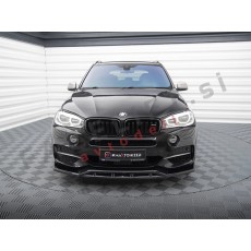 Podaljšek sprednjega odbijača V.3 črni sijaj BMW X5 F15 M-Pack 13-18