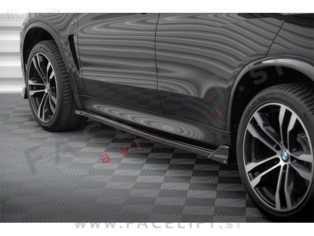 Podaljški pragov črni sijaj BMW X5 F15 M-Pack 13-18