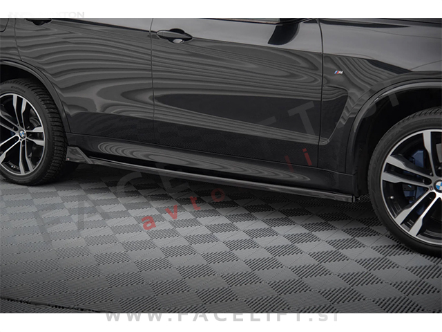Podaljški pragov črni sijaj BMW X5 F15 M-Pack 13-18