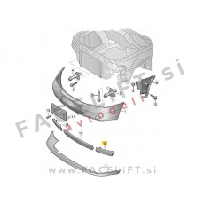 Mreža sprednjega odbijača leva Audi A4 B5 8D 99-01