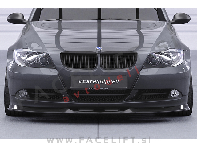 Podaljšek sprednjega odbijača črni mat strukturni BMW 3 E90 E91 05-08