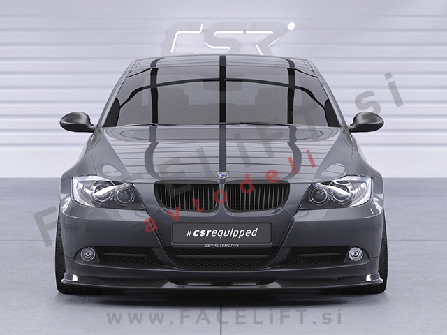 Podaljšek sprednjega odbijača črni mat strukturni BMW 3 E90 E91 05-08