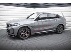 Podaljški pragov črni sijaj V.2 BMW X6 G06 M-Pack 23-