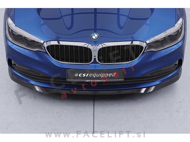 Podaljšek sprednjega odbijača črni mat strukturni BMW 5 G30 G31 17-20