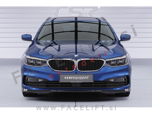 Podaljšek sprednjega odbijača črni mat strukturni BMW 5 G30 G31 17-20