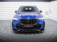 Podaljšek sprednjega odbijača V.2 črni sijaj BMW X5 G05 LCI M-Pack 23-